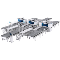 Automatická vrtací linka KDT Line-3 založená na vrtačkách strojích s CNC KD-612NHSA