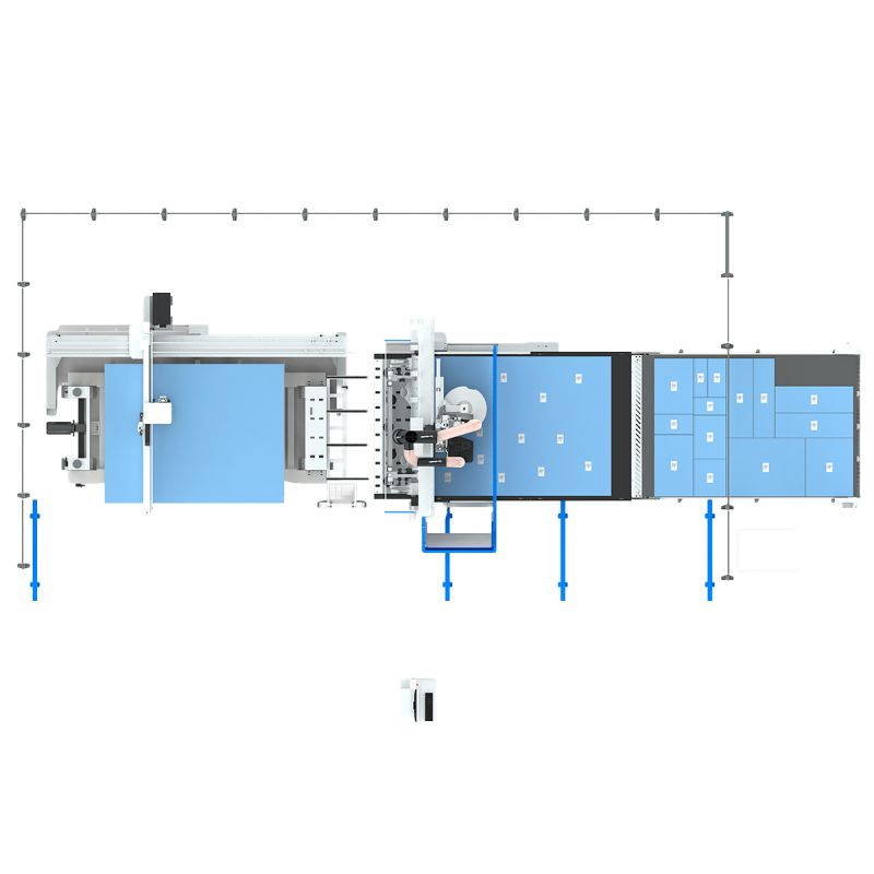 Automatická linka KDT NESTING LINE založená na KN-3710DP