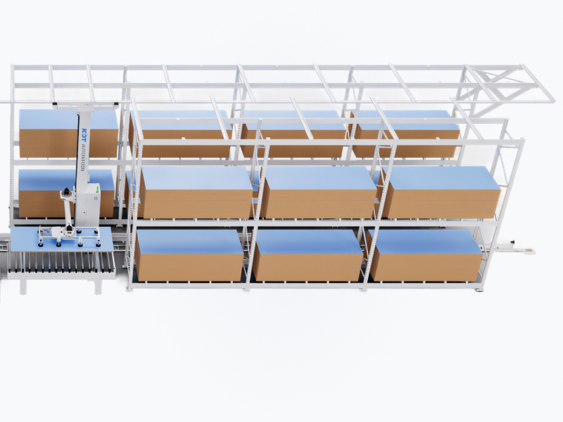 Automatický sklad pro deskový materiál KHS-6713